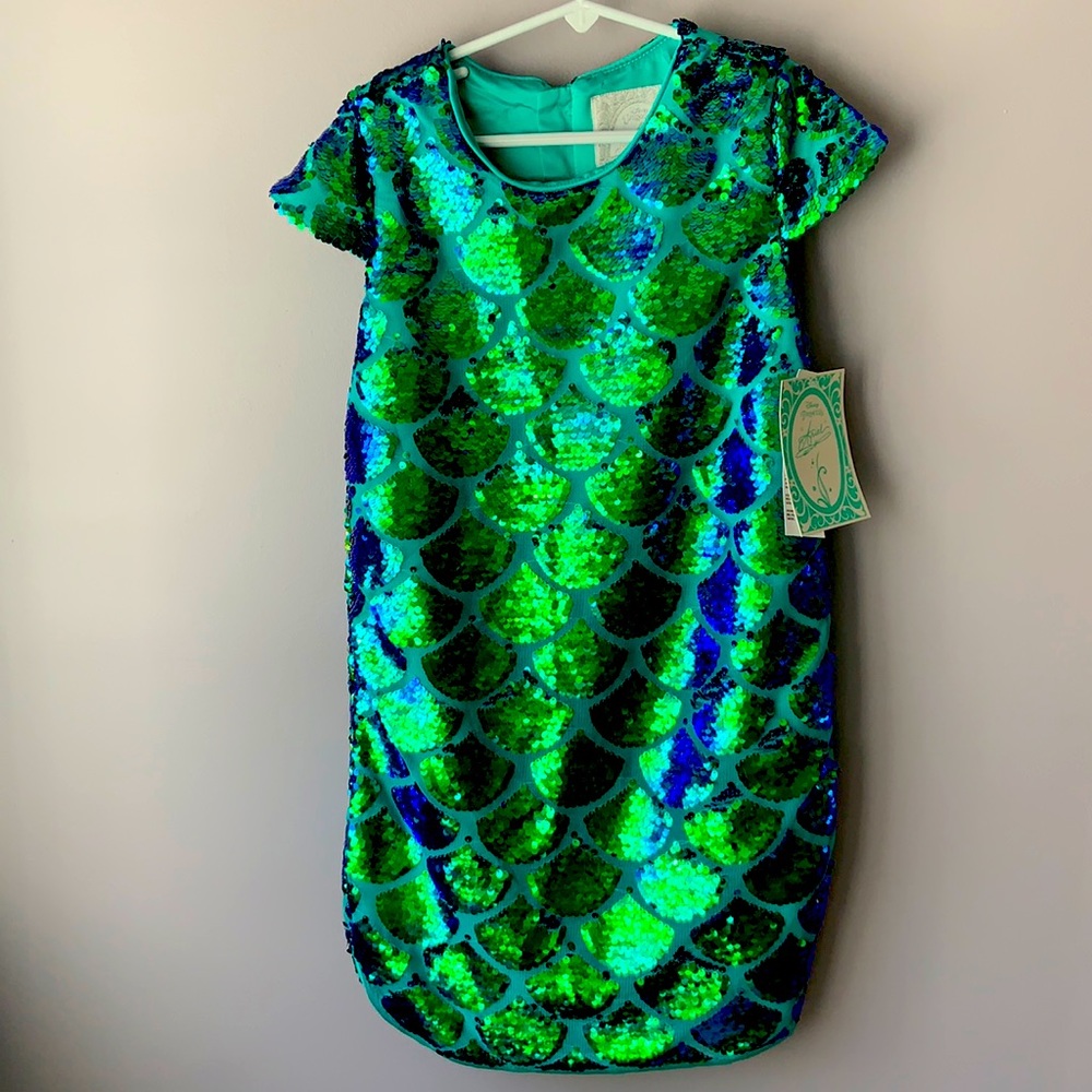Girls Sequin Ariel Dress